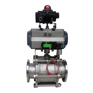 气动衬氟对夹蝶阀