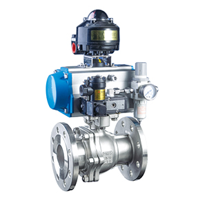 气动衬氟法兰球阀