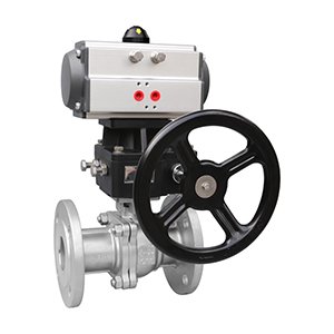 调节型气动法兰球阀