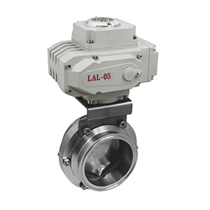 电动卫生级快装蝶阀