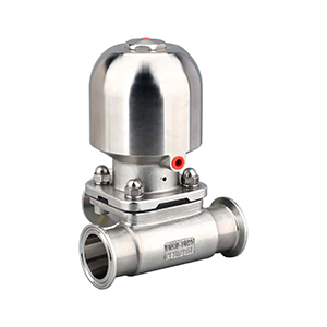 气动三通快装隔膜阀