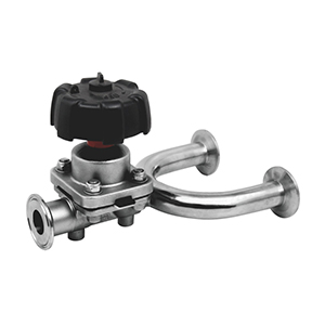 气动三通U型快装隔膜阀