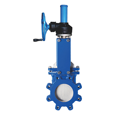 伞齿轮传动刀型闸阀