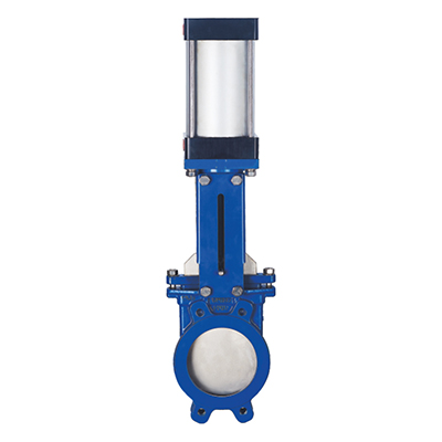 对夹式气动刀型闸阀