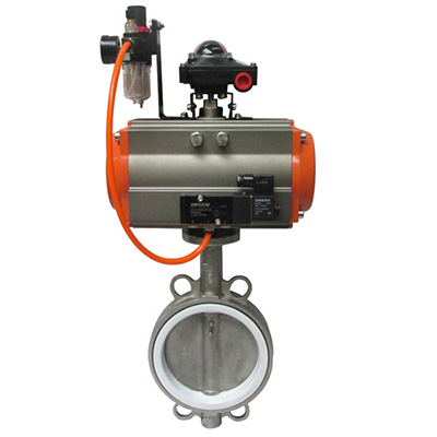 气动对夹不锈钢蝶阀