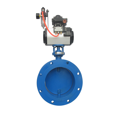 法兰气动通风蝶阀