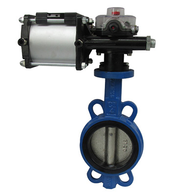 气动对夹中线软密封蝶阀